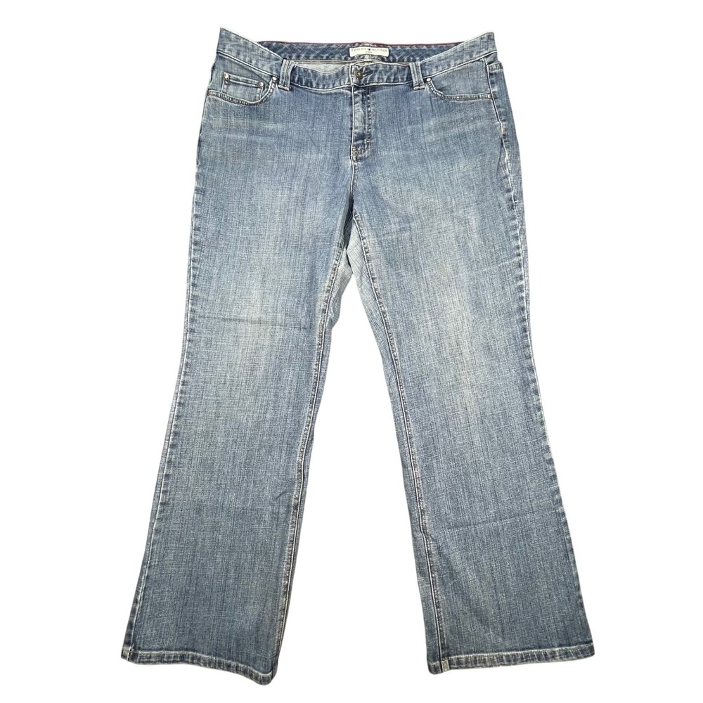 Tommy Hilfiger Blue Stretch Bootcut Denim Jeans Women 16